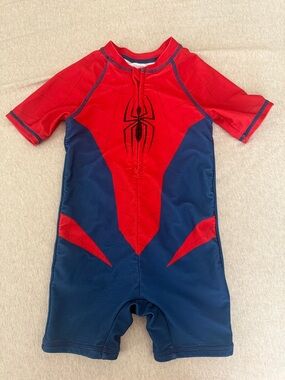 Spiderman One Piece Swim Suit for Kids 2T